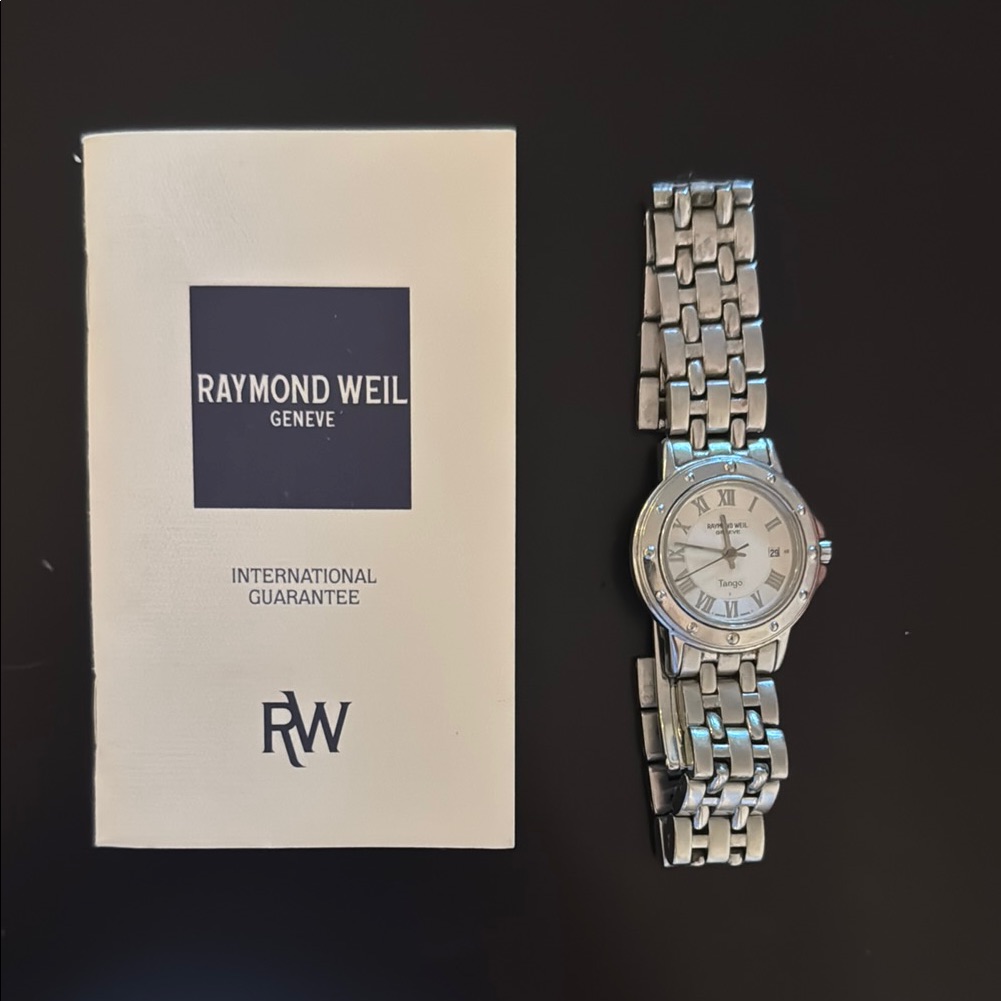 Raymond Weil Silver Timepiece With Metal Bracelet
